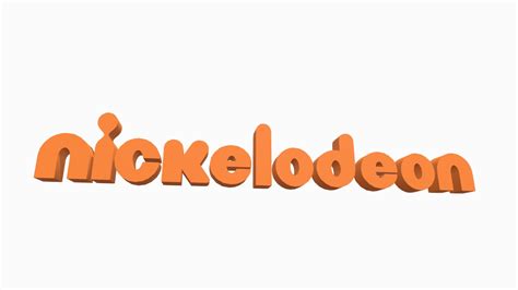 nickelodeon logo 3d